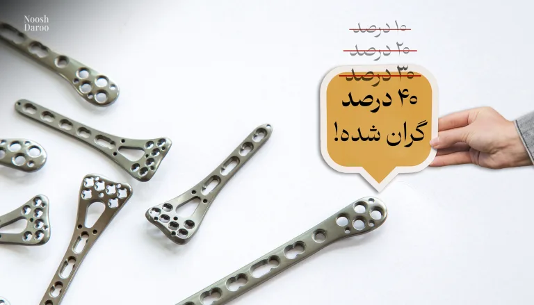 نمایش یکسری ابزار پزشکی که کنار آنها اعدادی است که نشان می‌دهد قیمت انها مرتب در حال افزایش است