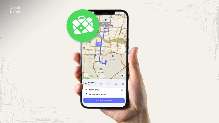صفحه اول اپلیکیشن Maps.me