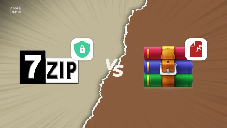 مقایسه نرم‌افزارهای WinRAR و7Zip
