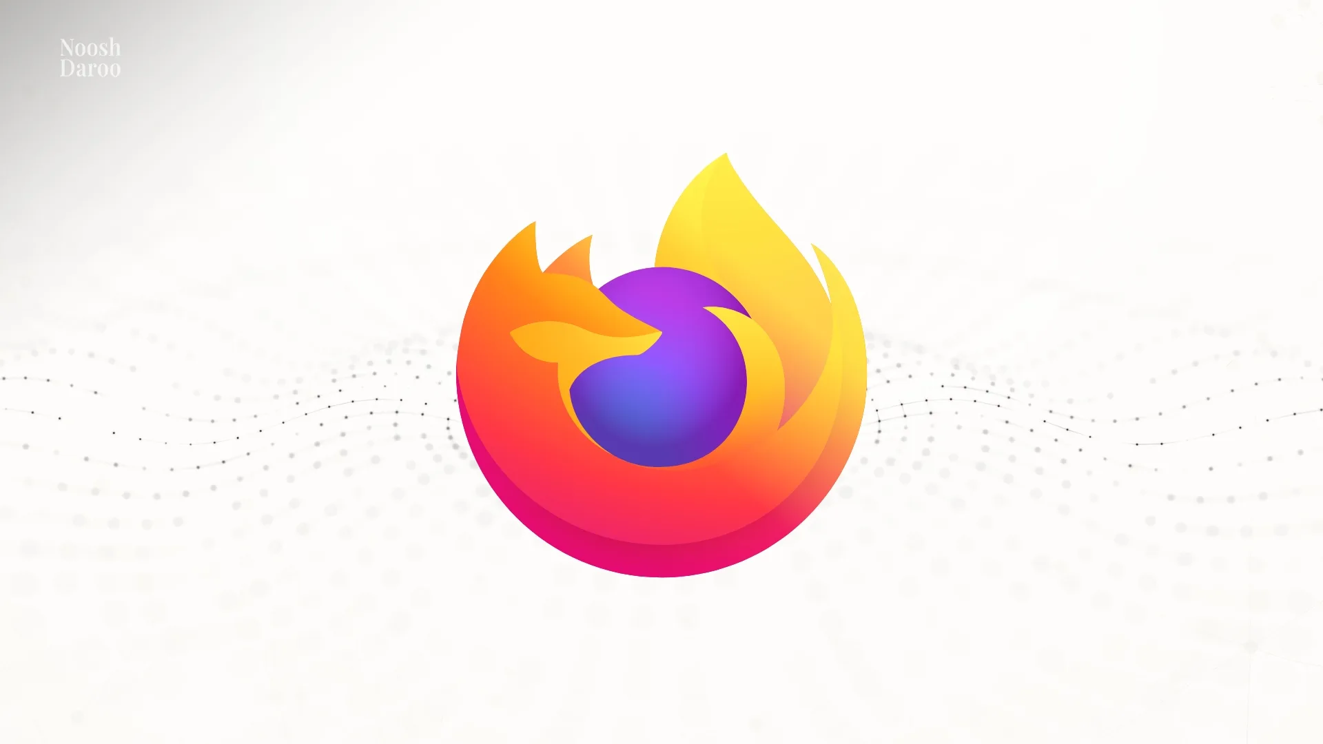 لوگوی مرورگر فایرفاکس را نشان می‌دهد که شامل یک دایره بنفش در مرکز است و روباهی نارنجی-زرد به شکل حلقه به دور آن پیچیده شده است.
