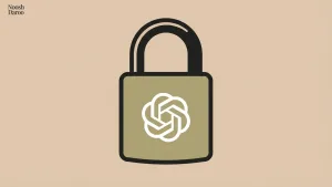 قفل بسته‌ای که نشان OpenAI روی بدنه‌اش نقش بسته است