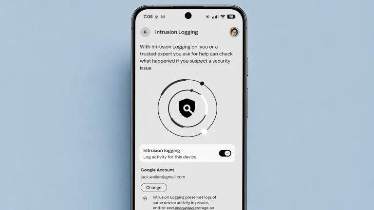 Intrusion Logging Screenshot in android 17